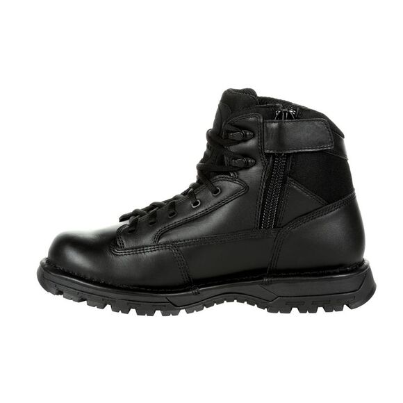 Rocky Mens Portland 6" Size Zip Waterproof Black Boots (NWT) - Picture 3 of 5